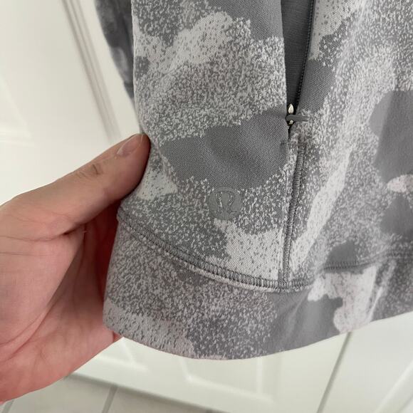 Lululemon Close to Crossing Grey Camo Rulu Long Sleeve Shirt - Picture 7 of 8